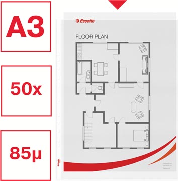 SHOWTAS A3 - STAAND- 85 MICRON - PER STUK 