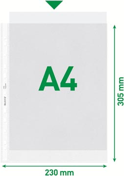 p100 showtas a4 80mu pp leitz