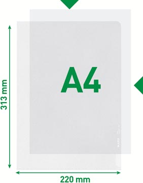 ZICHTMAP A4 LASNAAD (MAT TRANSPARANT)