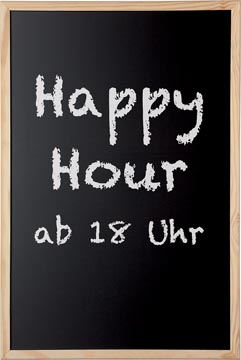 MAUL KRIJTBORD HOUT 30X40 ZW