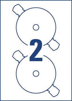 P50 ETIK CD/DVD DIAM 117