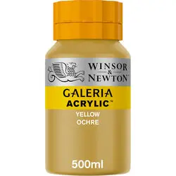 094376914900-W&N GALERIA YELLOW OCHRE 500ML 094376914900 [DHI] (For screen).webp