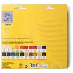 884955074176-W&N GALERIA ACRYLIC COLOUR 20X12ML SET [BACK] 884955074176 (For screen).webp