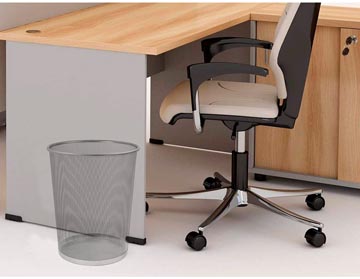 q-connect papiermand 19l zilv