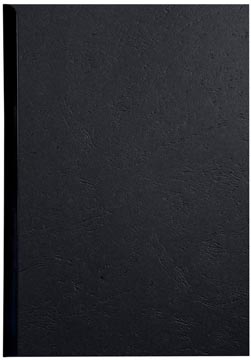 dekblad a4 lederl zwart 100x