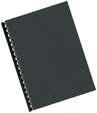 dekblad a4 lederl zwart 100x