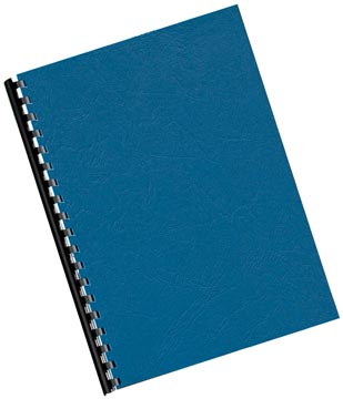 dekblad a4 lederl blauw 100x