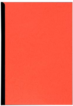 dekblad a4 lederl rood 100x
