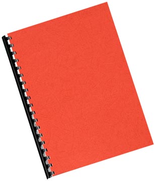 dekblad a4 lederl rood 100x