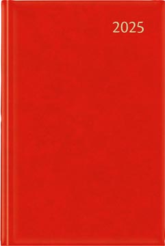 Agenda Folio 1Dp 6T Balacron geassorteerde kleuren (zwart-blauw-rood)                   