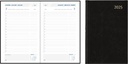 Agenda Folio 1Dp 6T Balacron geassorteerde kleuren (zwart-blauw-rood)                   