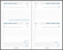 Agenda Folio 2dp 6T Balacron (geassorteerde kleuren)                   