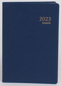 Brepols agenda Delta Seta 6-talig, blauw, 2026