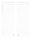 Aurora horeca-agenda Longo LA411, Linnen, 1dag/2pagina's, 2027 (geassorteerde kleuren)