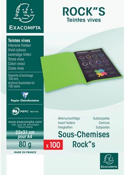 DOSSIERM ROCKS 80 A4 ZW P100