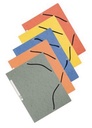 Q-Connect Elastomap, A4, 3 Kleppen En Elastieken, Karton, Assorti, Pak Van 10 Stuks