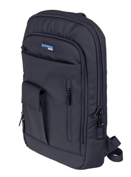 Donau Travel Rugzak Rome, 9 L, 13,3 Inch, Zwart