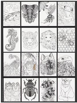 Professioneel Marker Kleurboek 25X35Cm