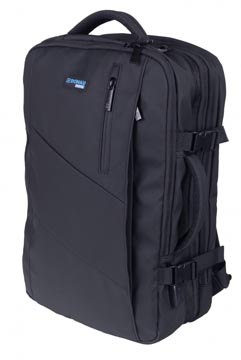 Donau Travel Rugzak Prague, 32 L, 17 Inch, Zwart