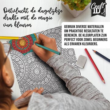 Kleurboek Voor Volwassenen 21X20Cm