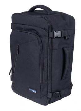Donau Travel Rugzak Warsaw, 23 L, 15,6 Inch, Zwart