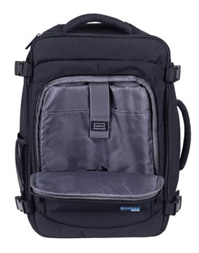 Donau Travel Rugzak Warsaw, 23 L, 15,6 Inch, Zwart