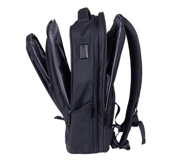 Donau Travel Rugzak Berlin, 16 L, 15,6 Inch, Zwart