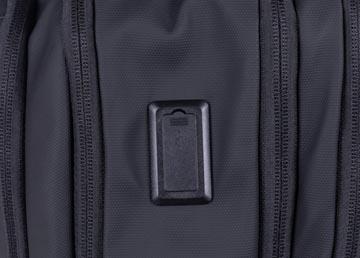 Donau Travel Rugzak Berlin, 16 L, 15,6 Inch, Zwart