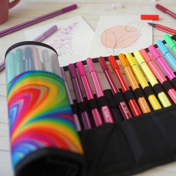 stabilo pen 68 rollerset arty