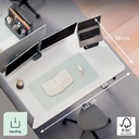 Leitz Ergo Zit/Sta bureau, ft blad 140 x 80 cm, elektrisch, op voet