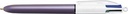 Bic 4-kleurenbalpen Pearl assorti