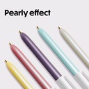Bic 4-kleurenbalpen Pearl assorti