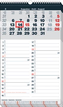 Maandkalender Memo-Manager, viertalig, 2027
