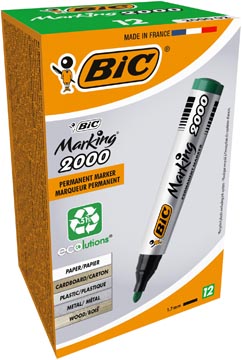 Permanent Stift Bic (Groen, Ronde Punt)