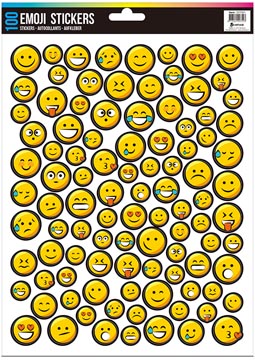 stickers ster/smile a4 glitter