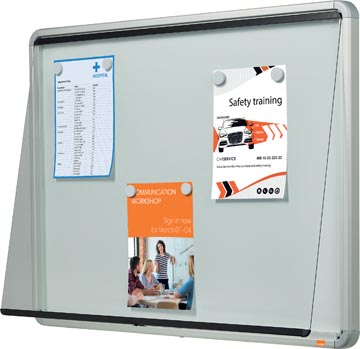 Buitenvitrine Draaideur 9Xa4 Metaal, 70,8 X 96,9 X 4,3 Cm