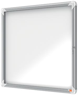 Buitenvitrine Draaideur 6Xa4 Metaal, 70X66X4.3Cm