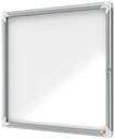 Buitenvitrine Draaideur 6Xa4 Metaal, 70X66X4.3Cm