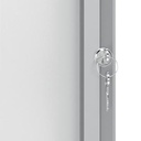 Buitenvitrine Draaideur 6Xa4 Metaal, 70X66X4.3Cm