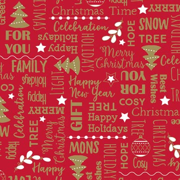 kerstpapier 3pak+labels 2mx70cm