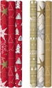 kerstpapier 3pak+labels 2mx70cm
