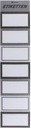kaftpapier + labels 3 stuks (zwart)