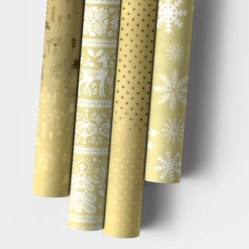 kerstpapier elegant x-mas 1,5 x 70cm