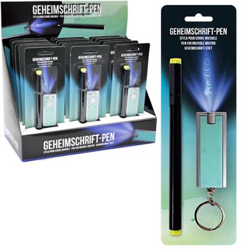 geheimschrift pen + lampje