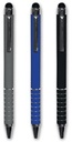 balpen stylus blauw/zwart/grijs