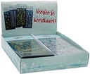 stickers kerst goud-zilver 4ass