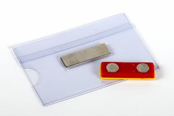 europel badge, magnetisch, ft 90 x 55 mm 24 stuks