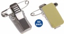 Zelfklevende Badgeclip + Speld 50 Stuks