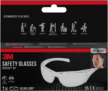 3m lunettes securite virtua ap