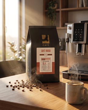 q-conn grain cafe rosso 1 kg